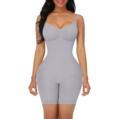 Feelingirl Shapewear for Women Butt Lifter Bodysuit Tummy Control Shapewear Seamless Womenswear Comfort Spaghetti Strap Hip Underwear Basic Minimalist
