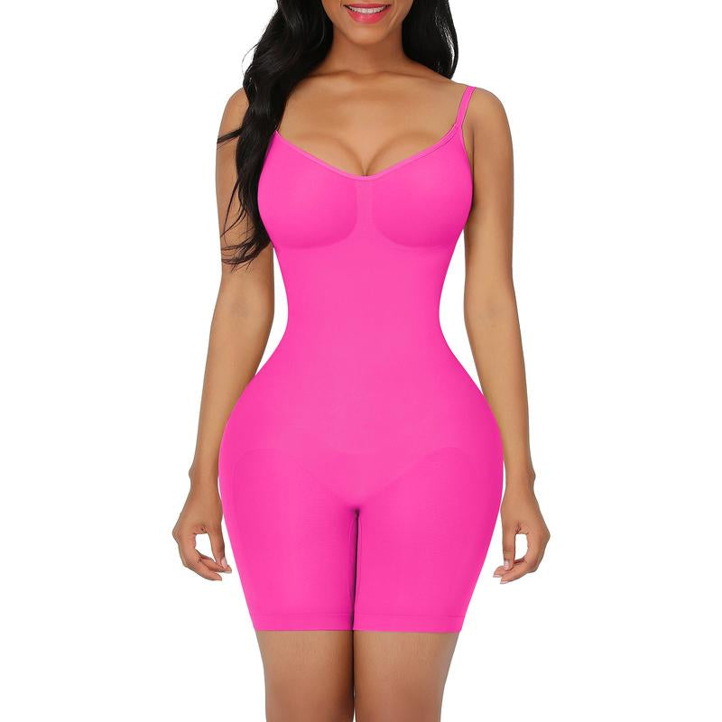 Feelingirl Shapewear for Women Butt Lifter Bodysuit Tummy Control Shapewear Seamless Womenswear Comfort Spaghetti Strap Hip Underwear Basic Minimalist