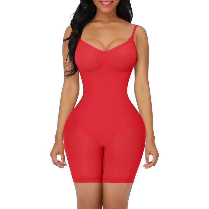 Feelingirl Shapewear for Women Butt Lifter Bodysuit Tummy Control Shapewear Seamless Womenswear Comfort Spaghetti Strap Hip Underwear Basic Minimalist