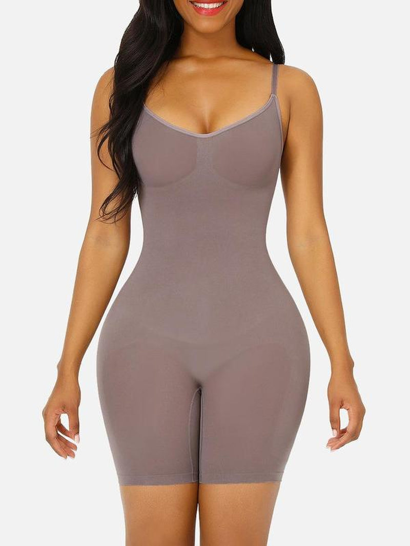 Feelingirl Shapewear for Women Butt Lifter Bodysuit Tummy Control Shapewear Seamless Womenswear Comfort Spaghetti Strap Hip Underwear Basic Minimalist