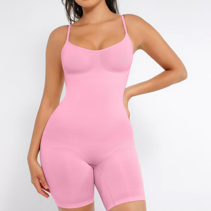 Feelingirl Shapewear for Women Butt Lifter Bodysuit Tummy Control Shapewear Seamless Womenswear Comfort Spaghetti Strap Hip Underwear Basic Minimalist