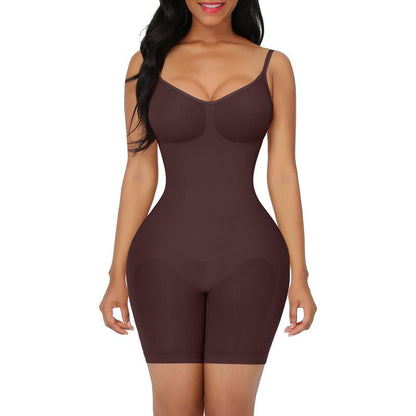Feelingirl Shapewear for Women Butt Lifter Bodysuit Tummy Control Shapewear Seamless Womenswear Comfort Spaghetti Strap Hip Underwear Basic Minimalist