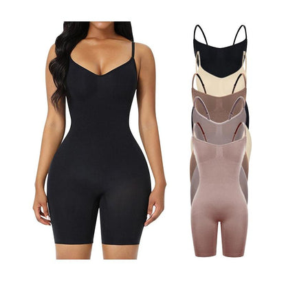 Feelingirl Shapewear for Women Butt Lifter Bodysuit Tummy Control Shapewear Seamless Womenswear Comfort Spaghetti Strap Hip Underwear Basic Minimalist