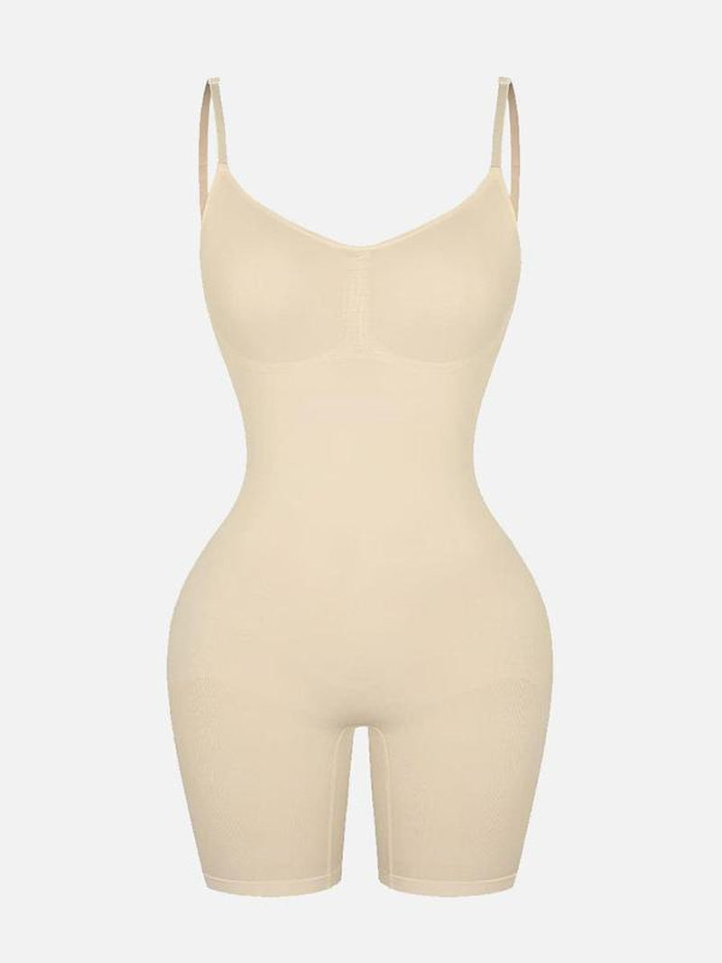 Feelingirl Shapewear for Women Butt Lifter Bodysuit Tummy Control Shapewear Seamless Womenswear Comfort Spaghetti Strap Hip Underwear Basic Minimalist
