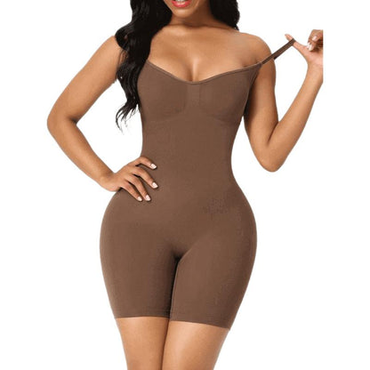 Feelingirl Shapewear for Women Butt Lifter Bodysuit Tummy Control Shapewear Seamless Womenswear Comfort Spaghetti Strap Hip Underwear Basic Minimalist