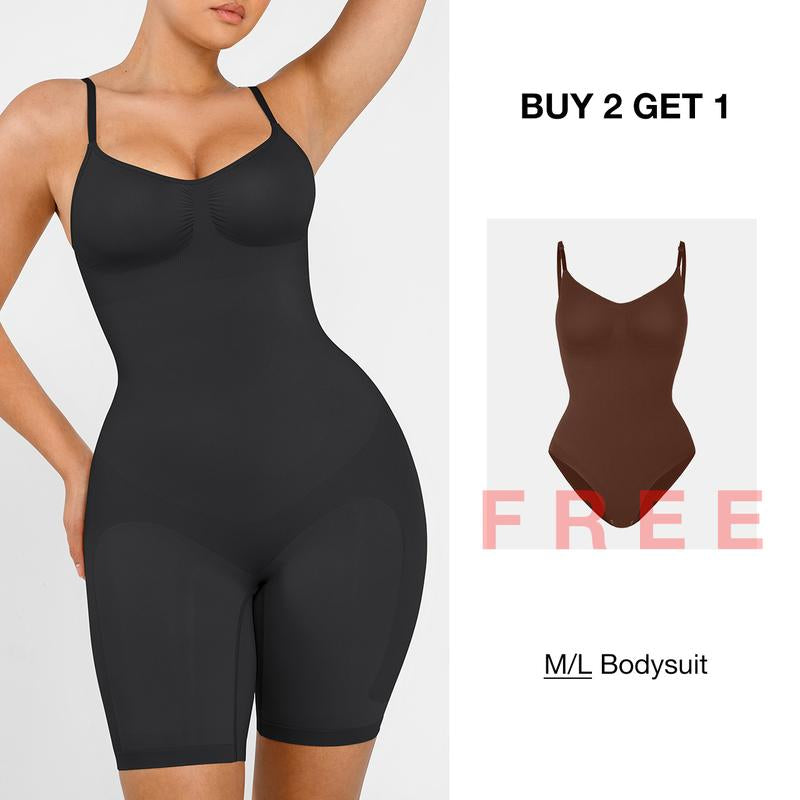 Feelingirl Shapewear for Women Butt Lifter Bodysuit Tummy Control Shapewear Seamless Womenswear Comfort Spaghetti Strap Hip Underwear Basic Minimalist