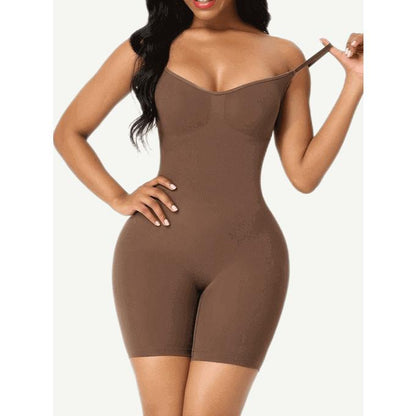 Feelingirl Shapewear for Women Butt Lifter Bodysuit Tummy Control Shapewear Seamless Womenswear Comfort Spaghetti Strap Hip Underwear Basic Minimalist